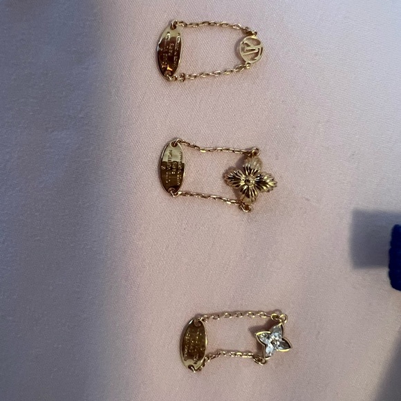 Never worn Louis Vuitton, Three "Blooming strass" rings - Picture 3 of 5